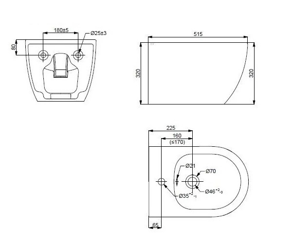 биде ALLEN BRAU PRIORITY 3